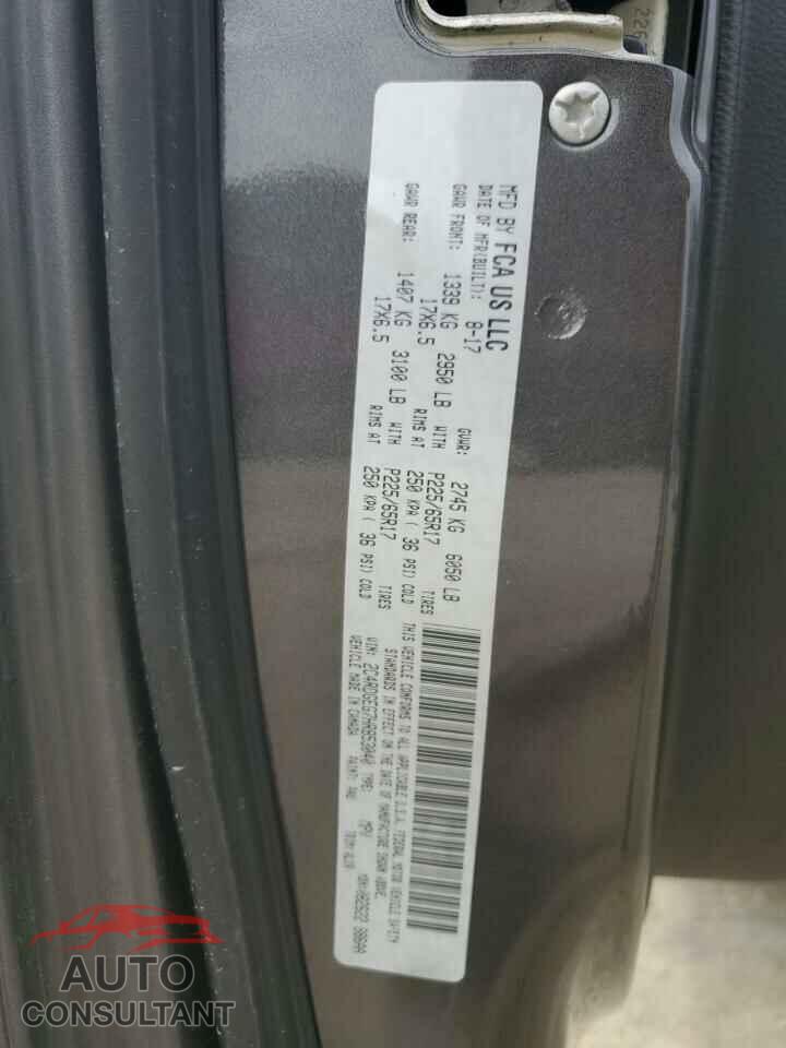 DODGE CARAVAN 2017 - 2C4RDGEG7HR853040