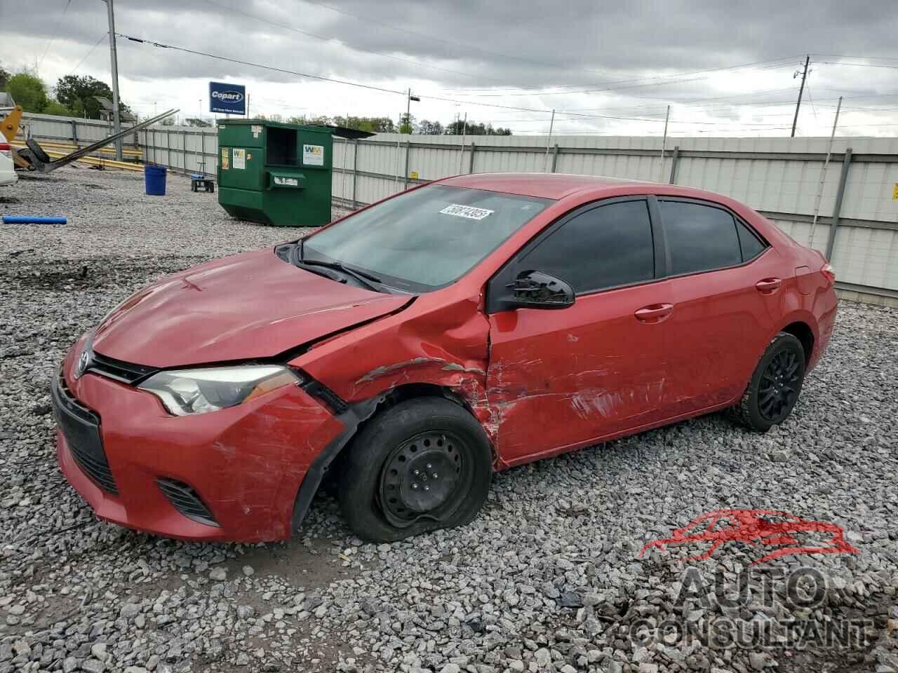 TOYOTA COROLLA 2016 - 5YFBURHE8GP497400