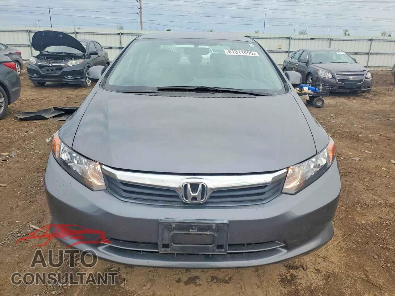 HONDA CIVIC 2012 - 2HGFB2F66CH319951
