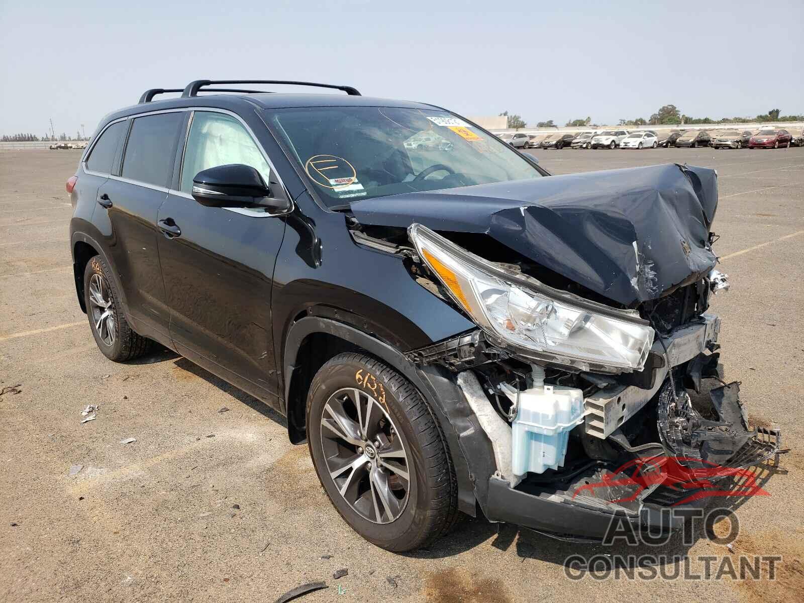 TOYOTA HIGHLANDER 2017 - 5TDBZRFH6HS459297