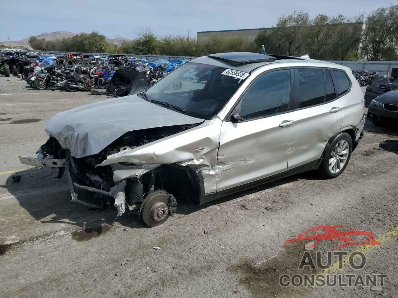 BMW X3 2013 - 5UXWX9C51D0D09016