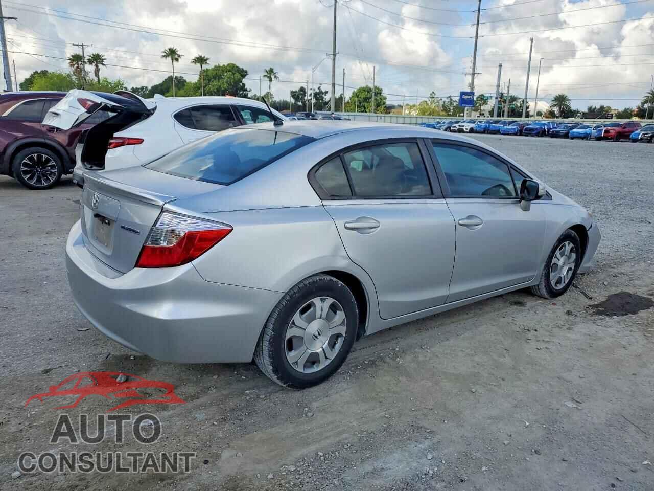 HONDA CIVIC 2012 - JHMFB4F39CS001359