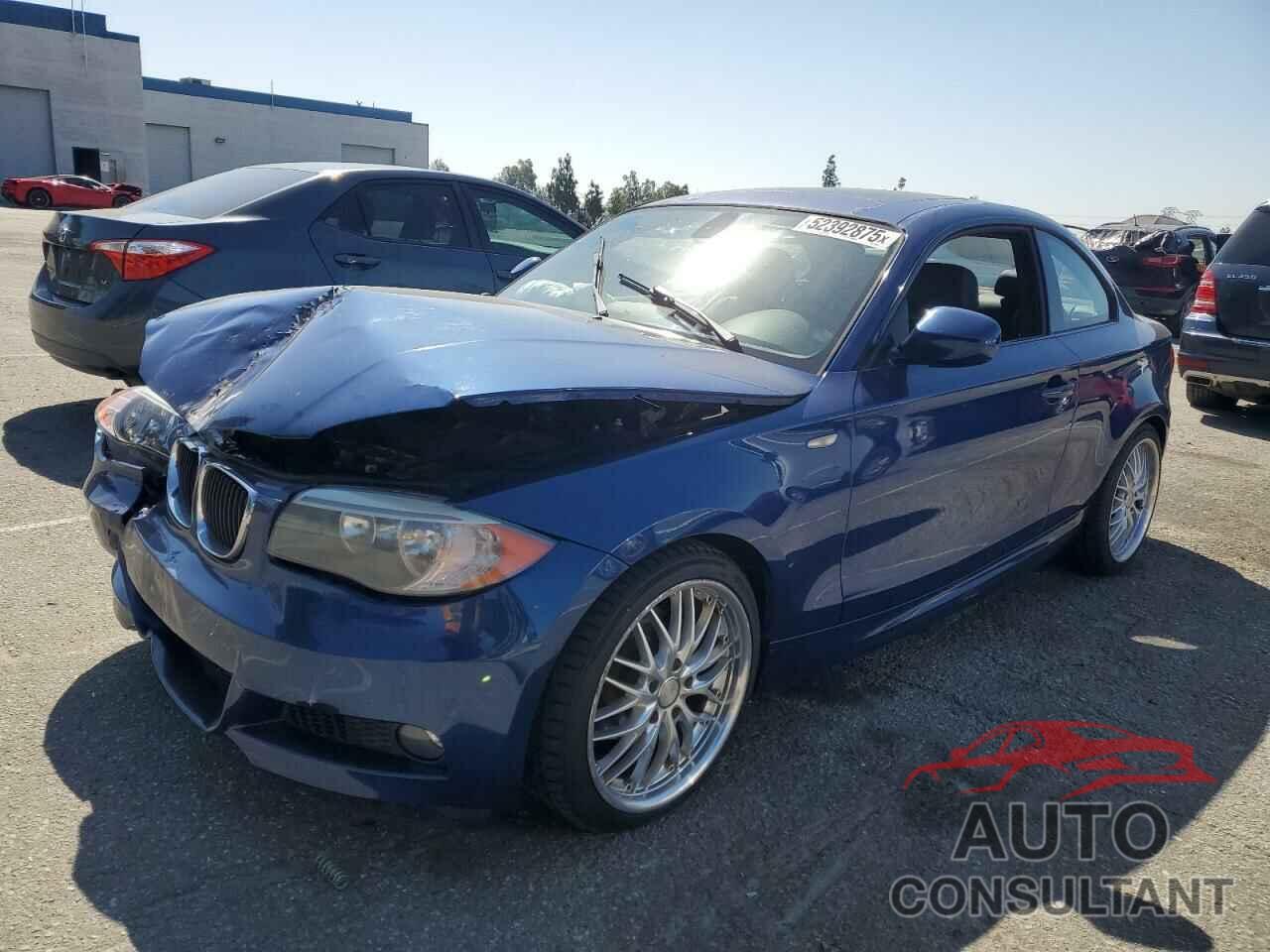 BMW 1 SERIES 2013 - WBAUP9C50DVS95499