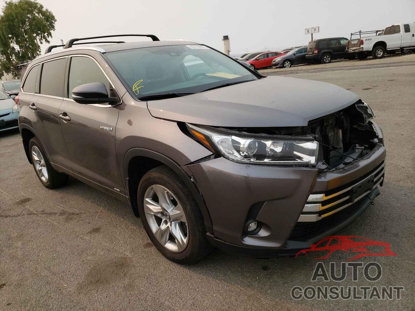 TOYOTA HIGHLANDER 2019 - 5TDDGRFHXKS070698