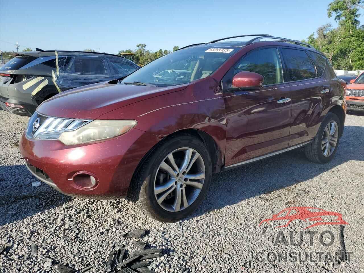 NISSAN MURANO 2010 - JN8AZ1MU7AW015398