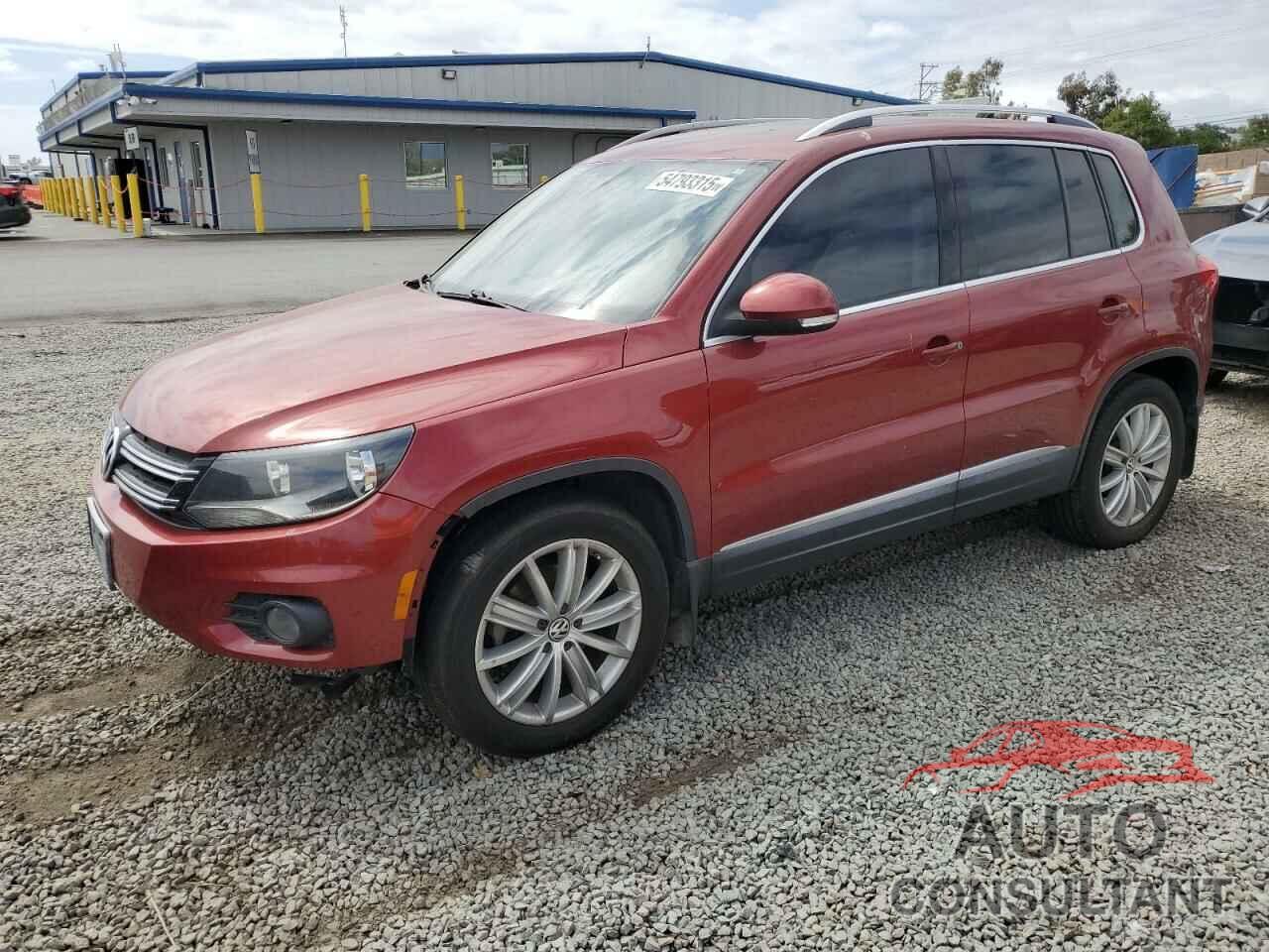 VOLKSWAGEN TIGUAN 2013 - WVGAV3AX5DW086729