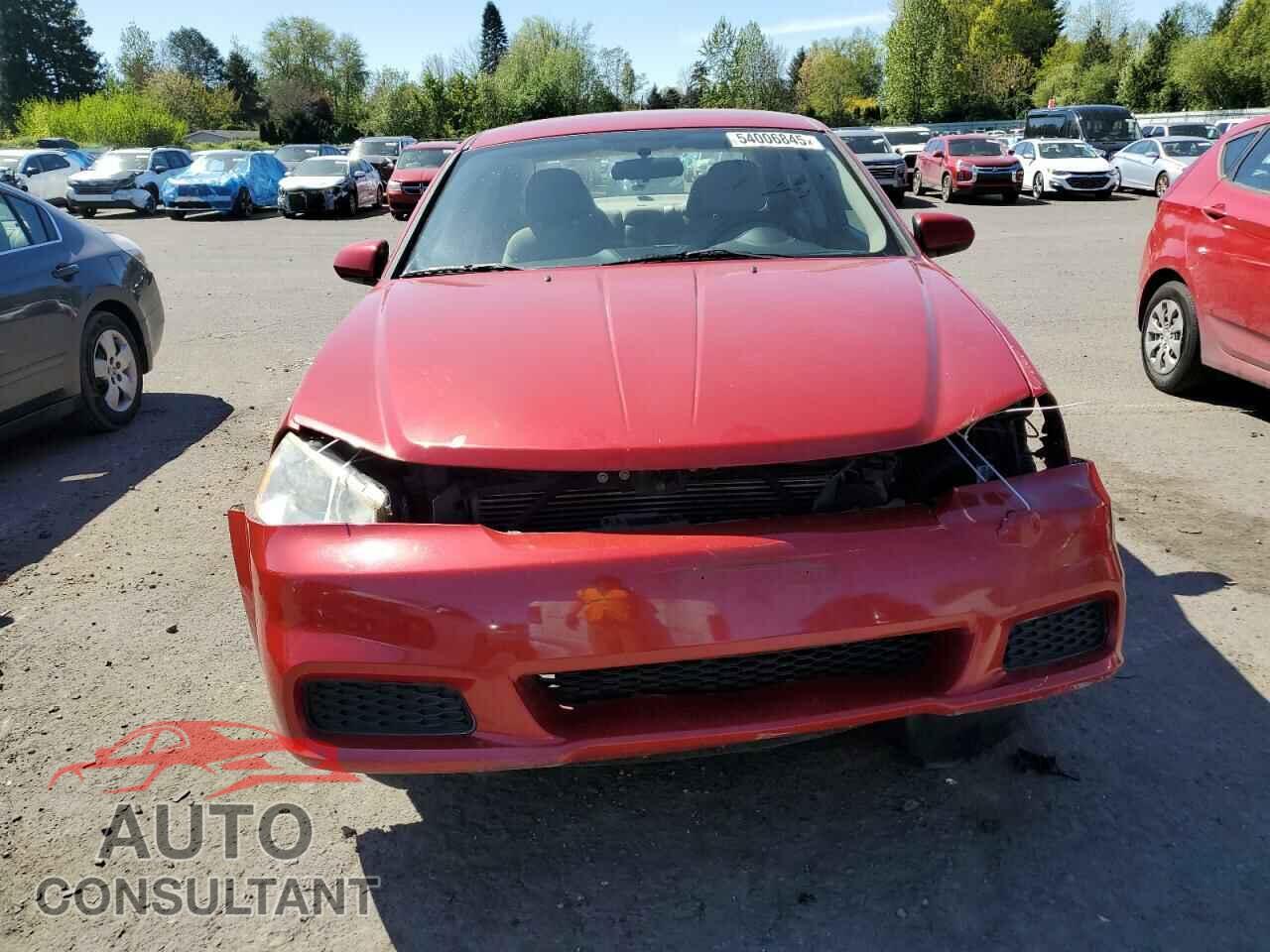 DODGE AVENGER 2012 - 1C3CDZCB2CN314313