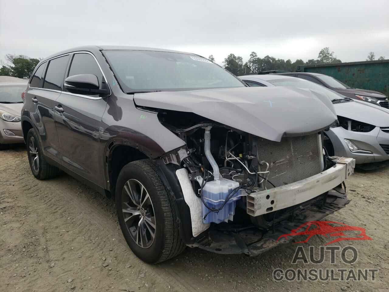 TOYOTA HIGHLANDER 2019 - 5TDZZRFH4KS369409