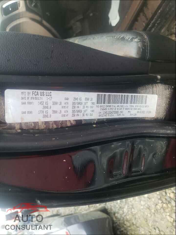 DODGE DURANGO 2017 - 1C4RDJDG2HC725893