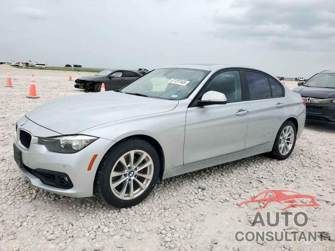 BMW 3 SERIES 2017 - WBA8E1G35HNU18706