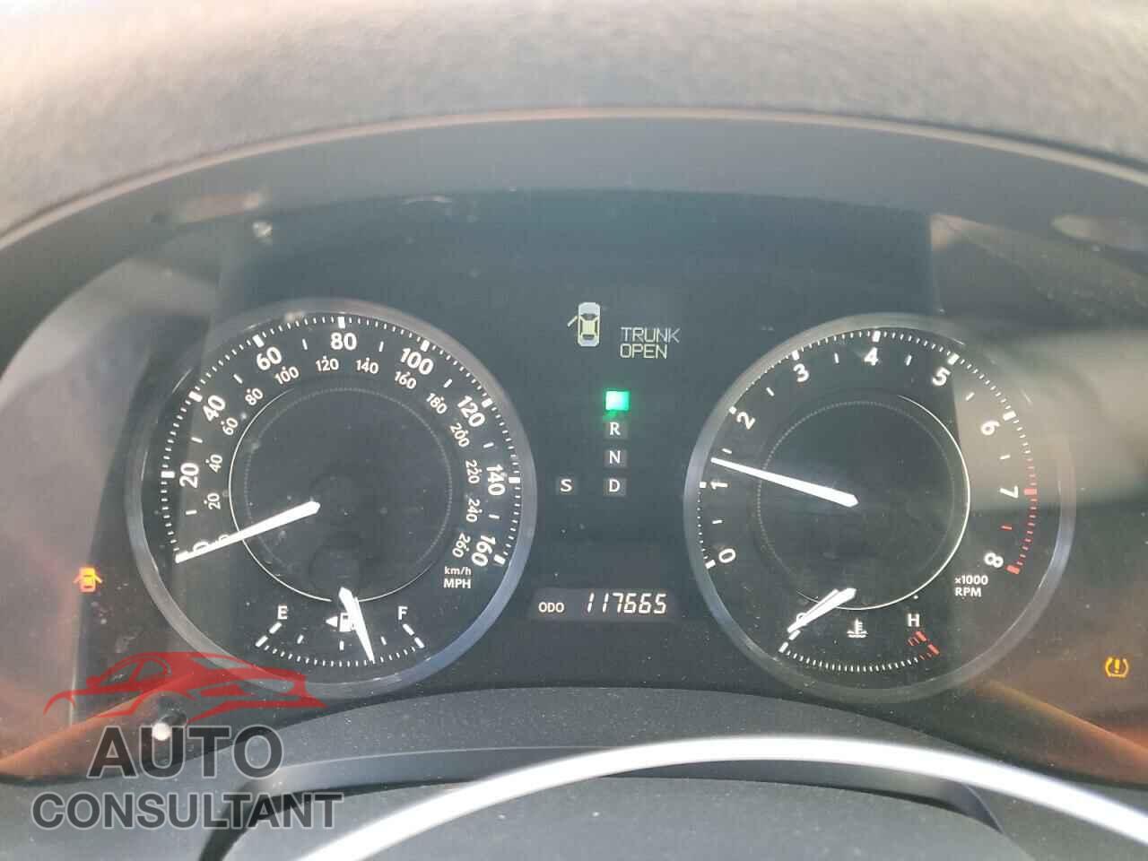 LEXUS IS 2010 - JTHFF2C20A2510581