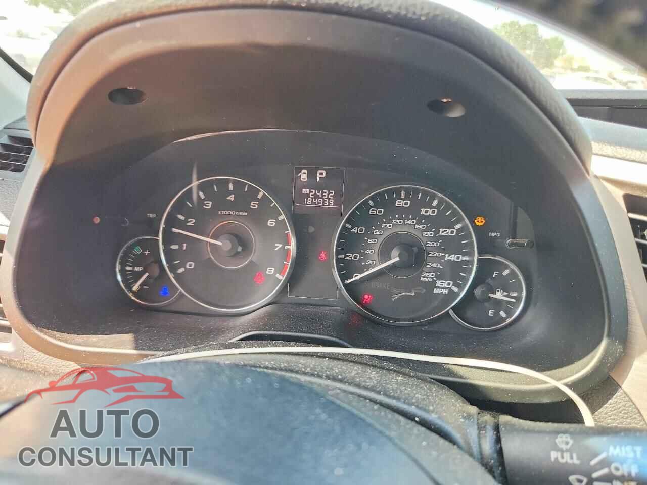 SUBARU OUTBACK 2011 - 4S4BRELC8B2411604