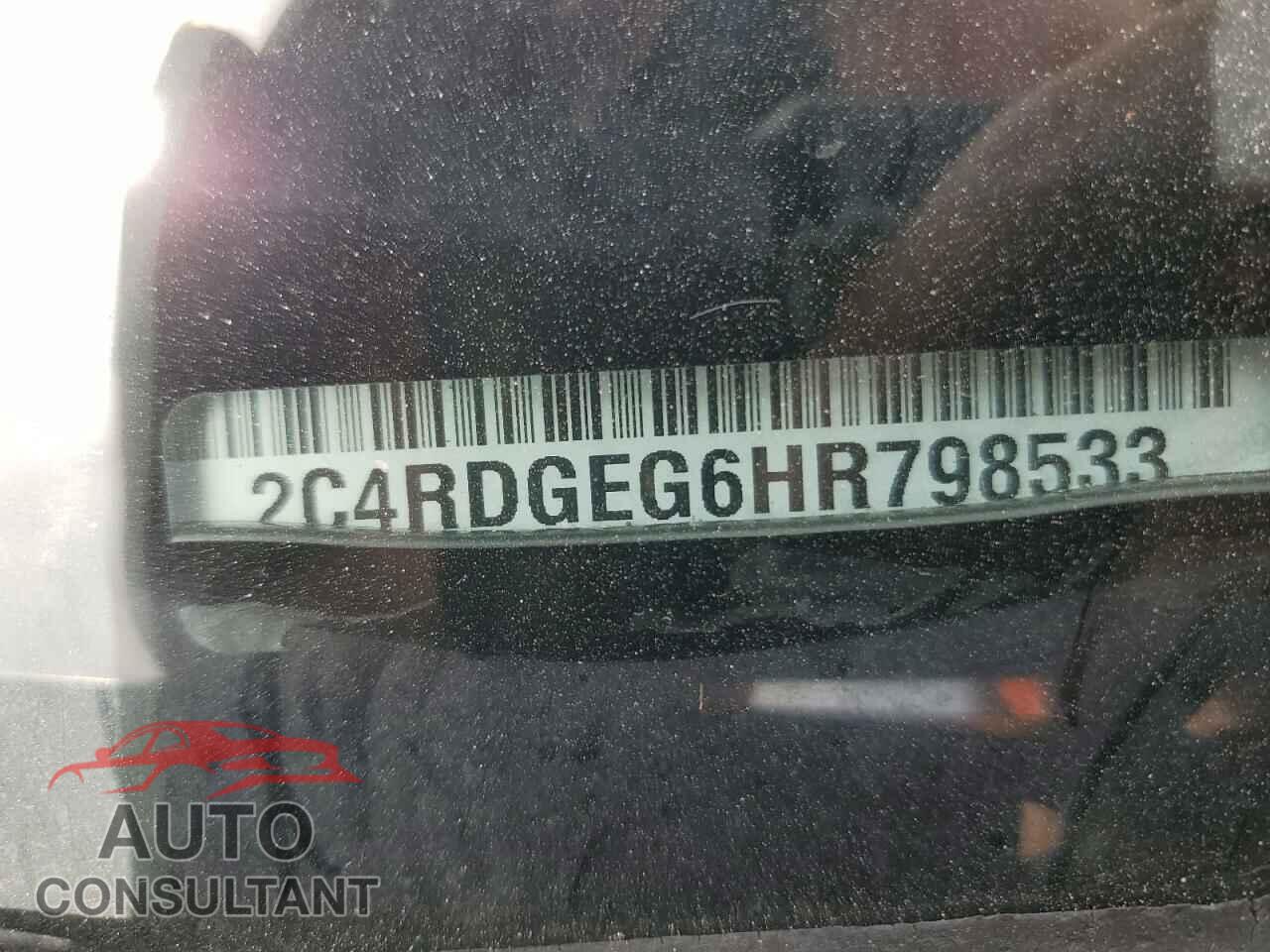 DODGE CARAVAN 2017 - 2C4RDGEG6HR798533
