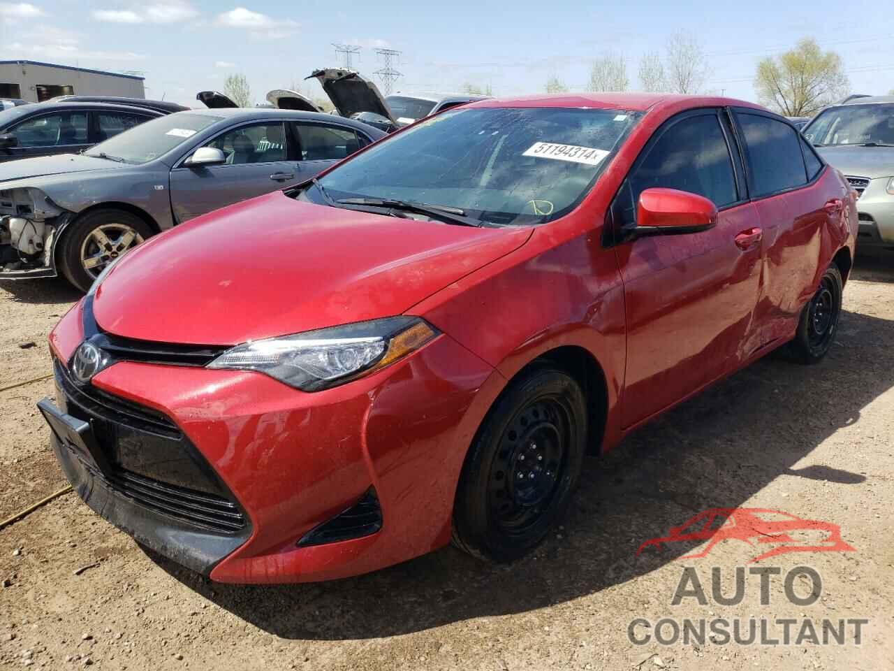 TOYOTA COROLLA 2017 - 2T1BURHE9HC847618