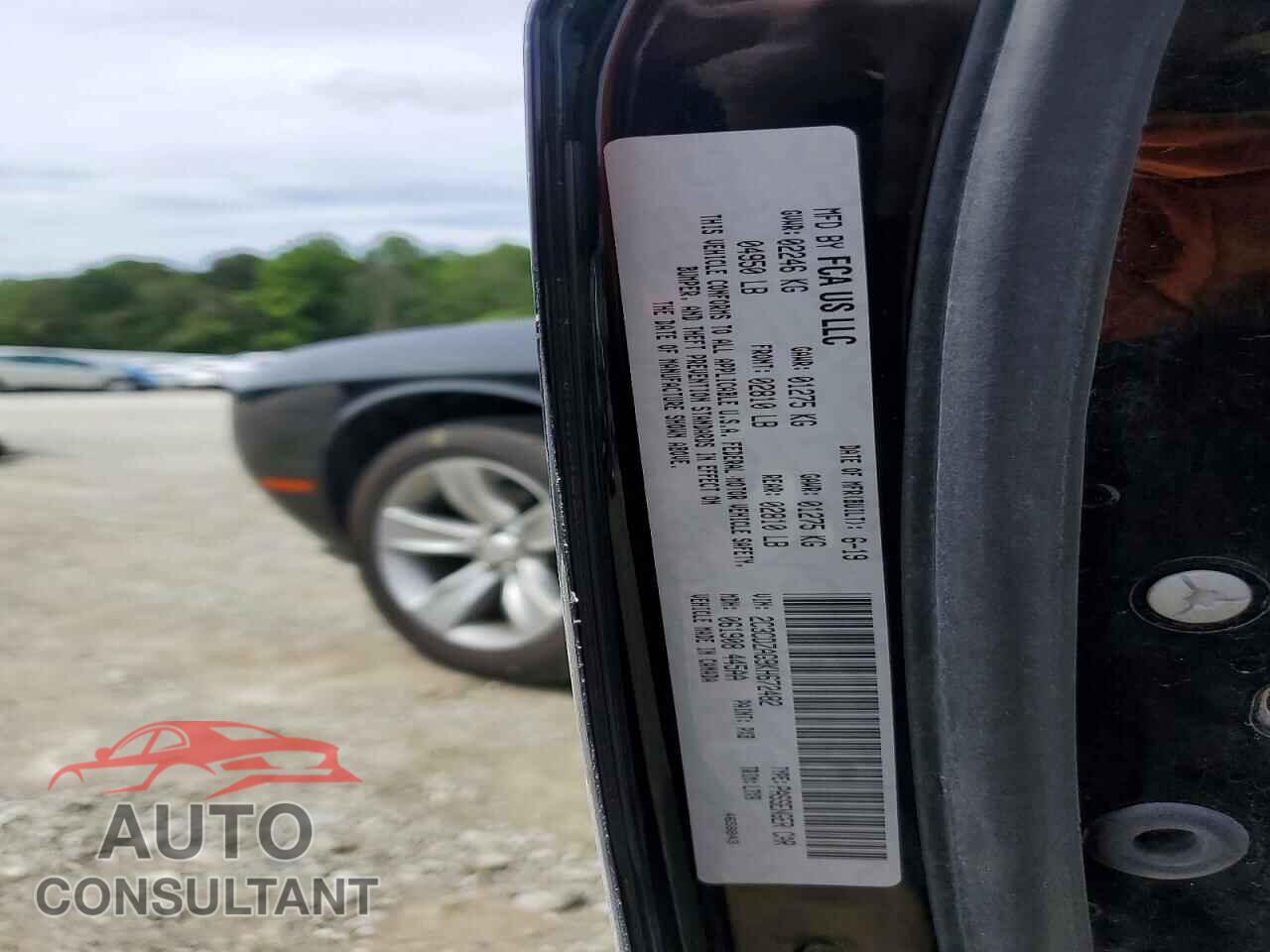 DODGE CHALLENGER 2019 - 2C3CDZAG9KH672482