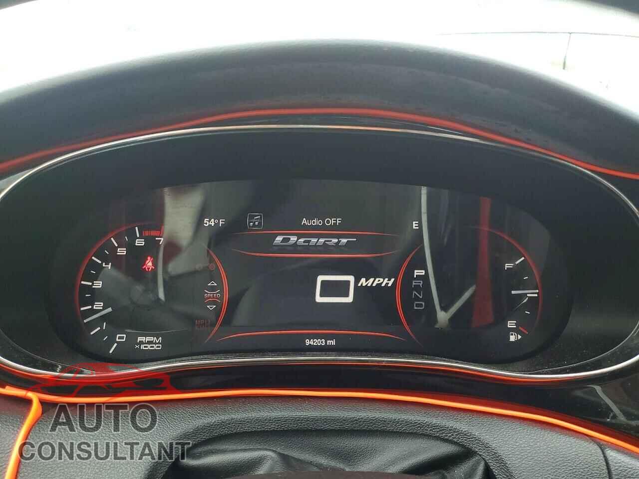 DODGE DART 2015 - 1C3CDFEB4FD352664