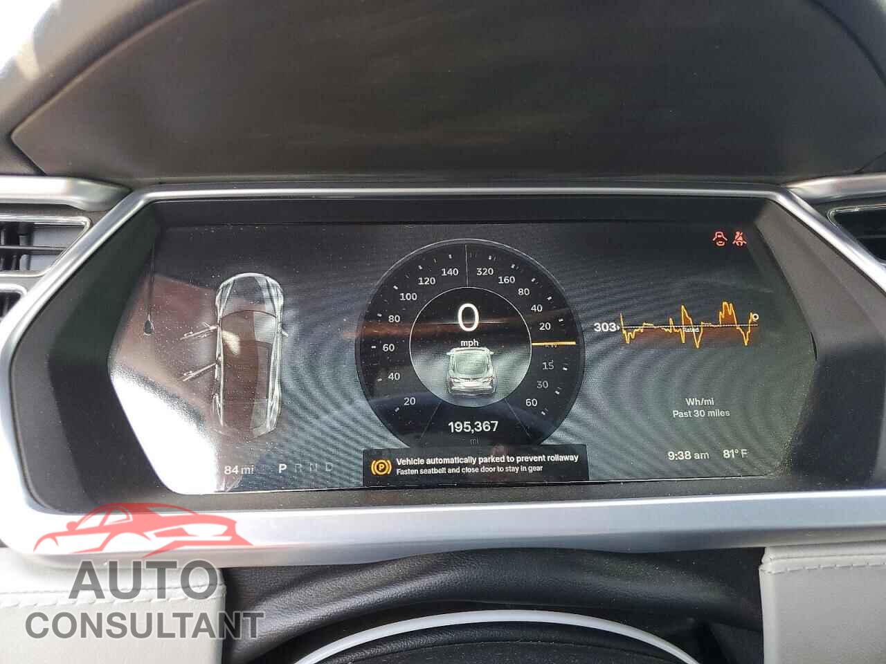 TESLA MODEL S 2012 - 5YJSA1DNXCFP02608