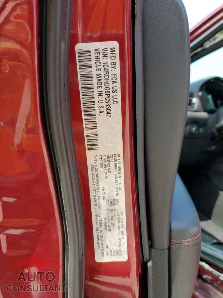 DODGE DURANGO 2023 - 1C4RDHDG9PC583047