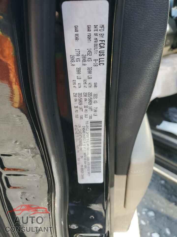 DODGE DURANGO 2018 - 1C4SDHETXJC460992