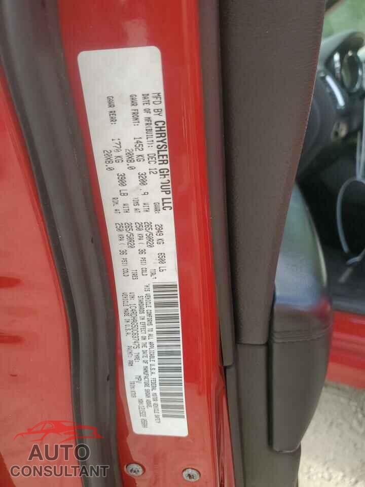 DODGE DURANGO 2013 - 1C4RDHAG5DC637475