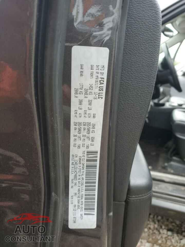 DODGE DURANGO 2017 - 1C4RDJDG1HC748923