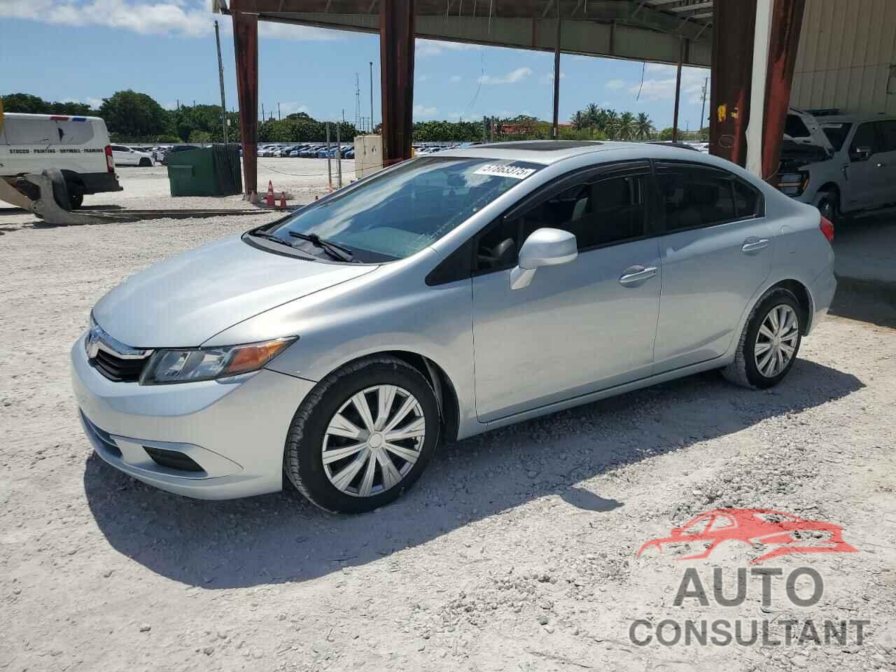 HONDA CIVIC 2012 - 19XFB2F80CE031838