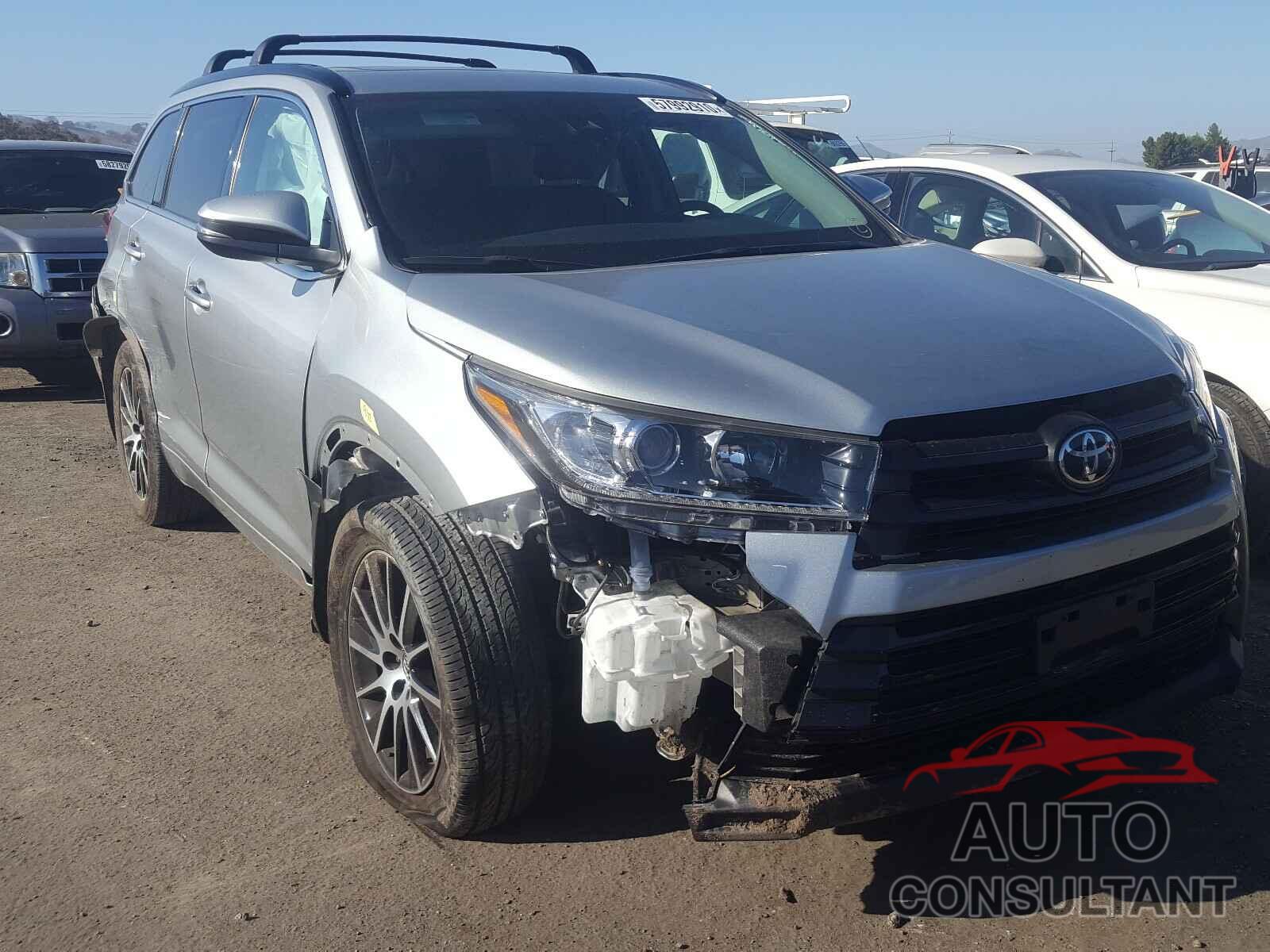 TOYOTA HIGHLANDER 2017 - 5TDJZRFH3HS441805