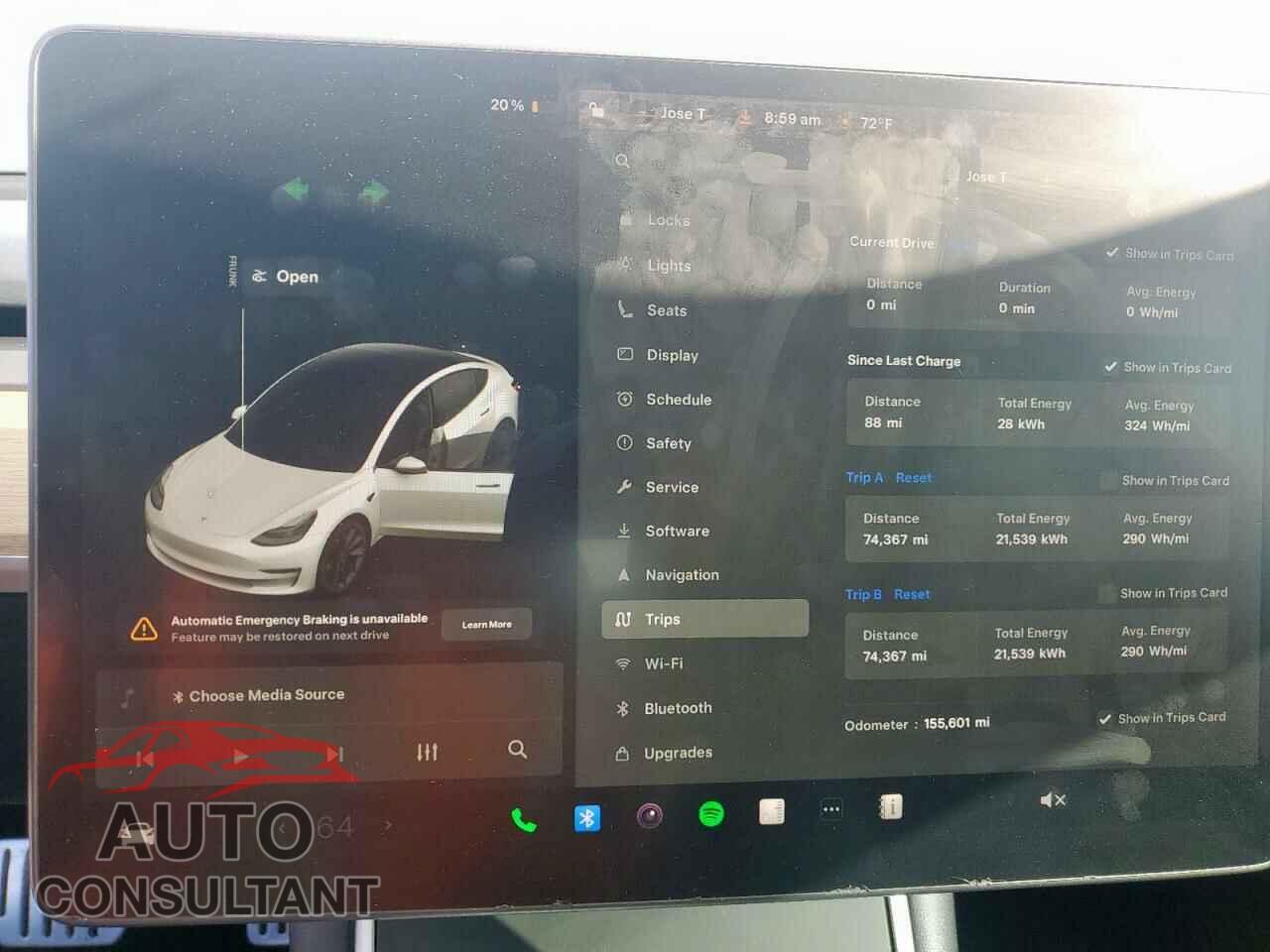 TESLA MODEL 3 2020 - 5YJ3E1EC6LF714177