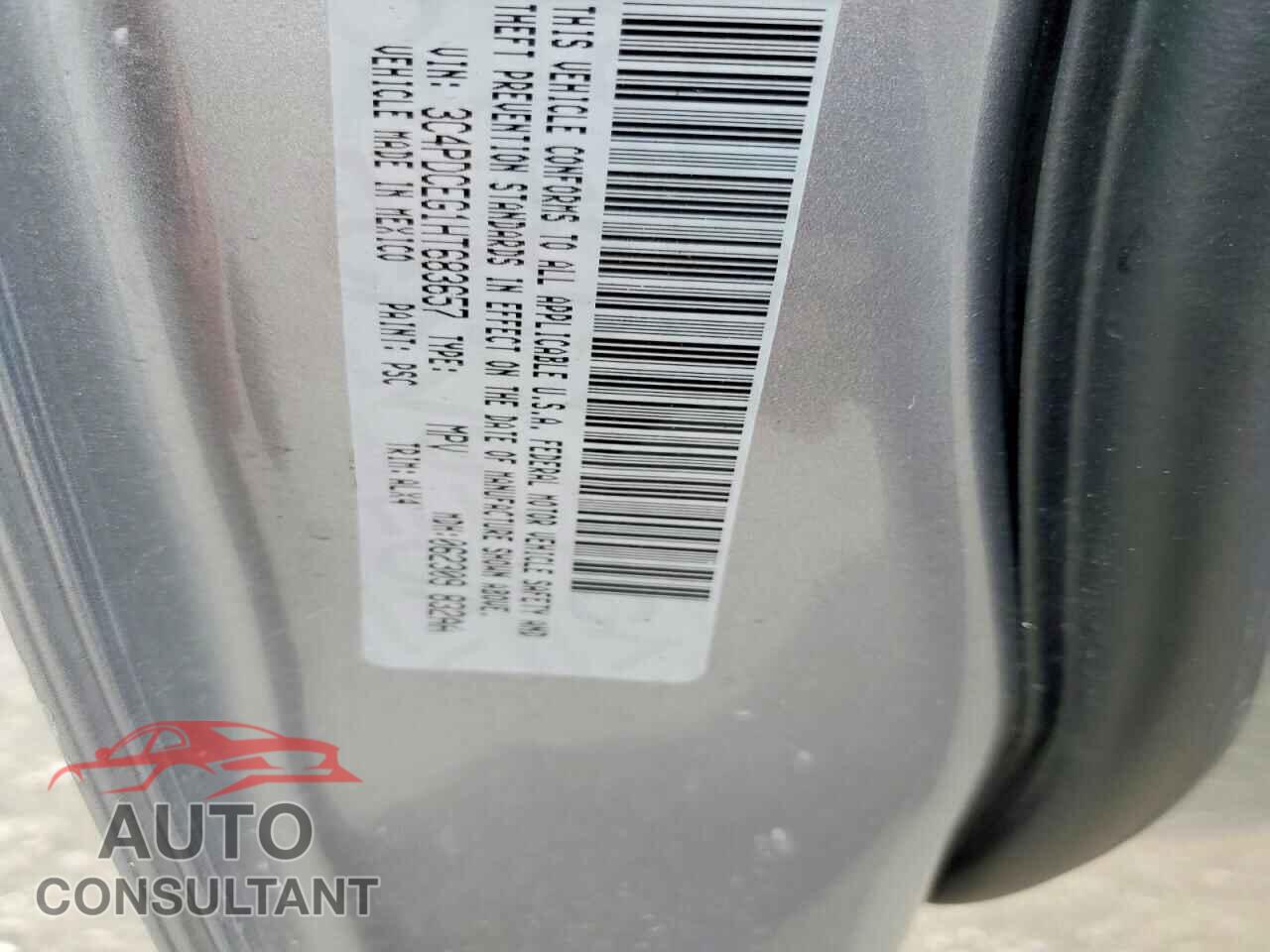 DODGE JOURNEY 2017 - 3C4PDCEG1HT683657