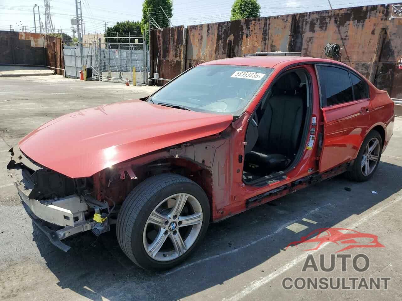 BMW 3 SERIES 2014 - WBA3B1C58EK130704