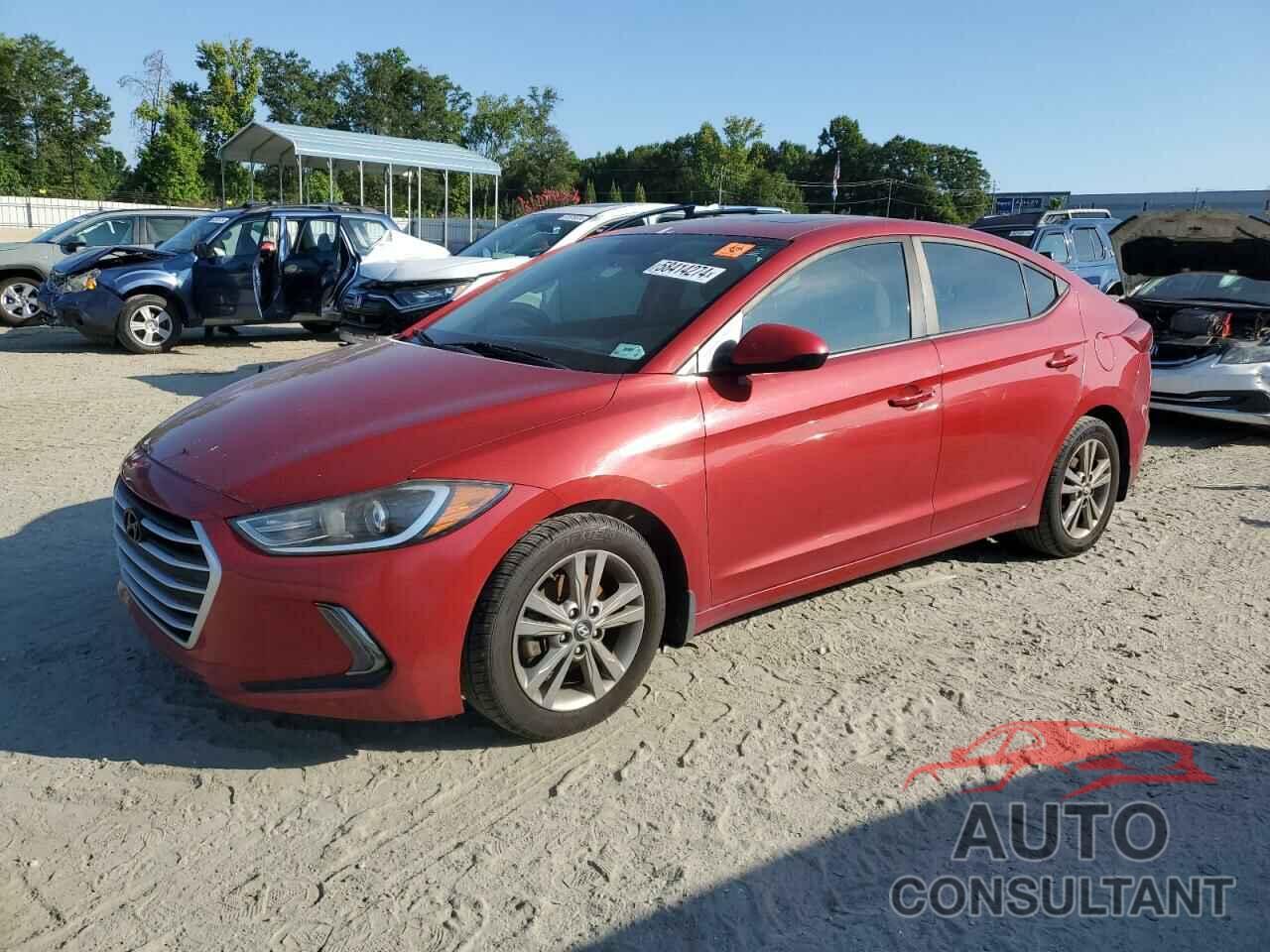 HYUNDAI ELANTRA 2018 - KMHD84LF4JU610877