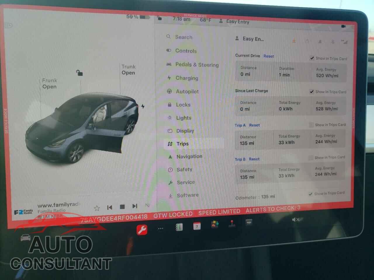 TESLA MODEL Y 2024 - 7SAYGDEE4RF004418