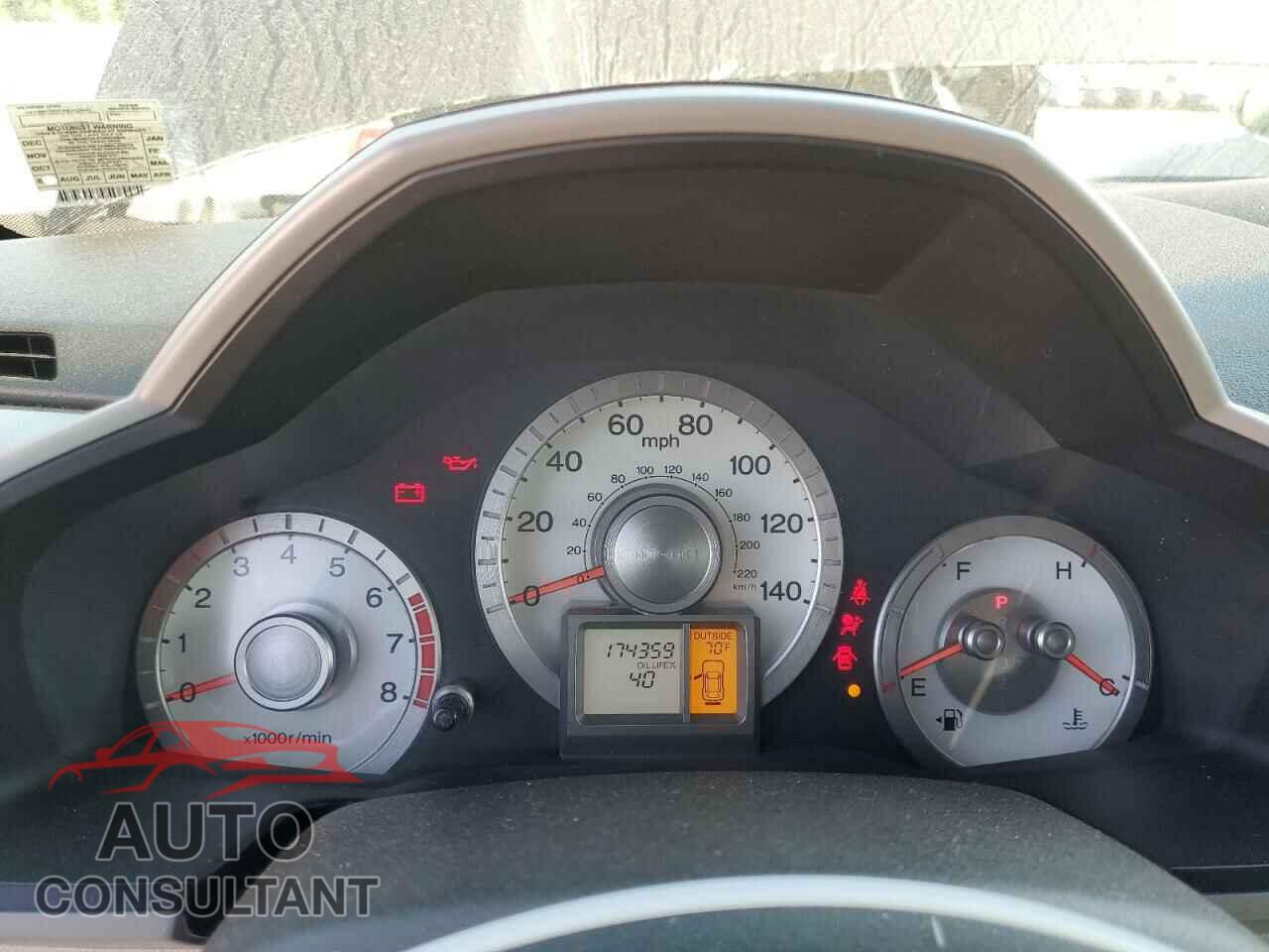 HONDA PILOT 2011 - 5FNYF4H67BB041263