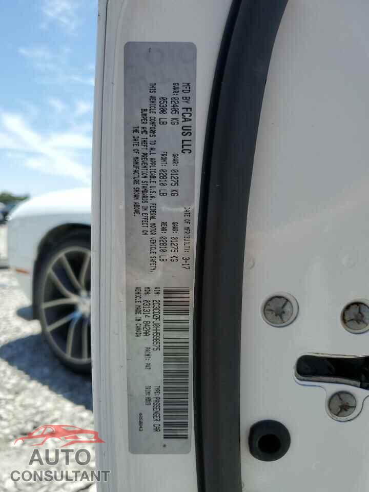 DODGE CHALLENGER 2017 - 2C3CDZFJ0HH598575