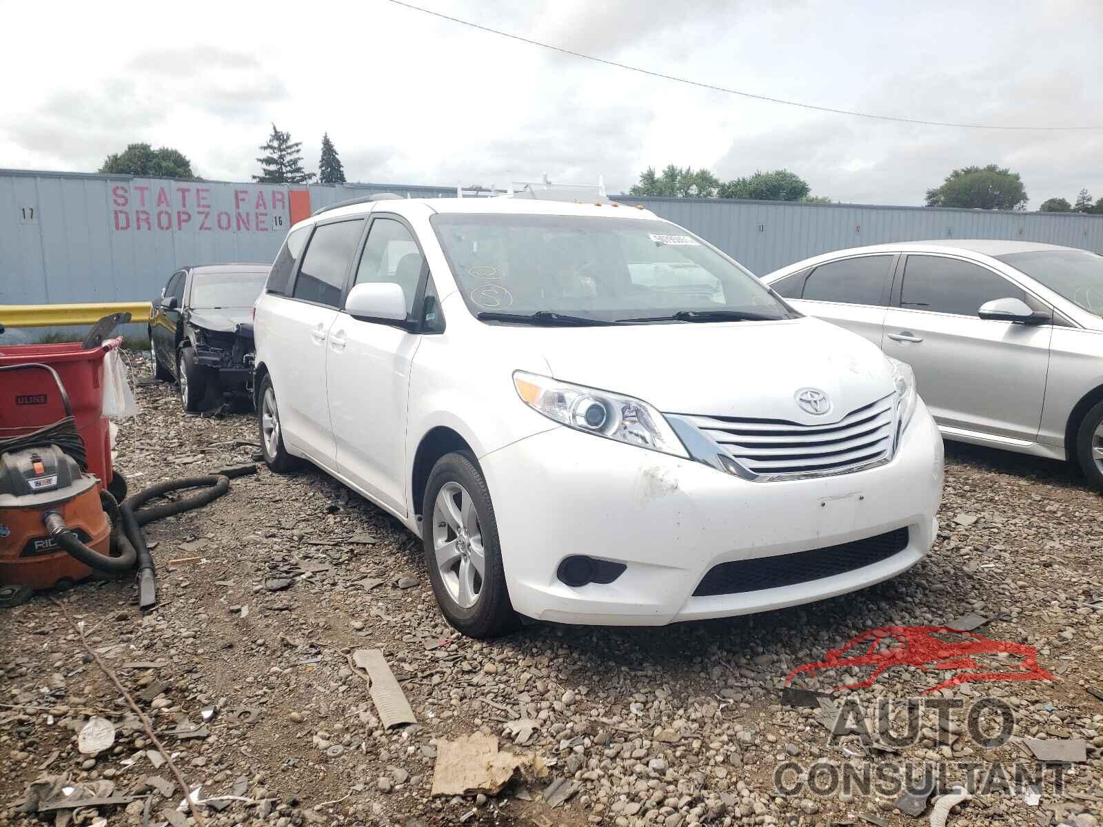 TOYOTA SIENNA 2017 - 5TDKZ3DC2HS856008