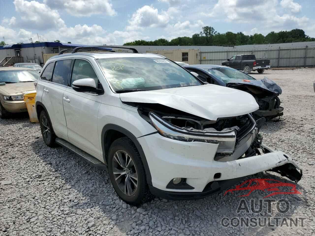 TOYOTA HIGHLANDER 2016 - 5TDKKRFH0GS177742