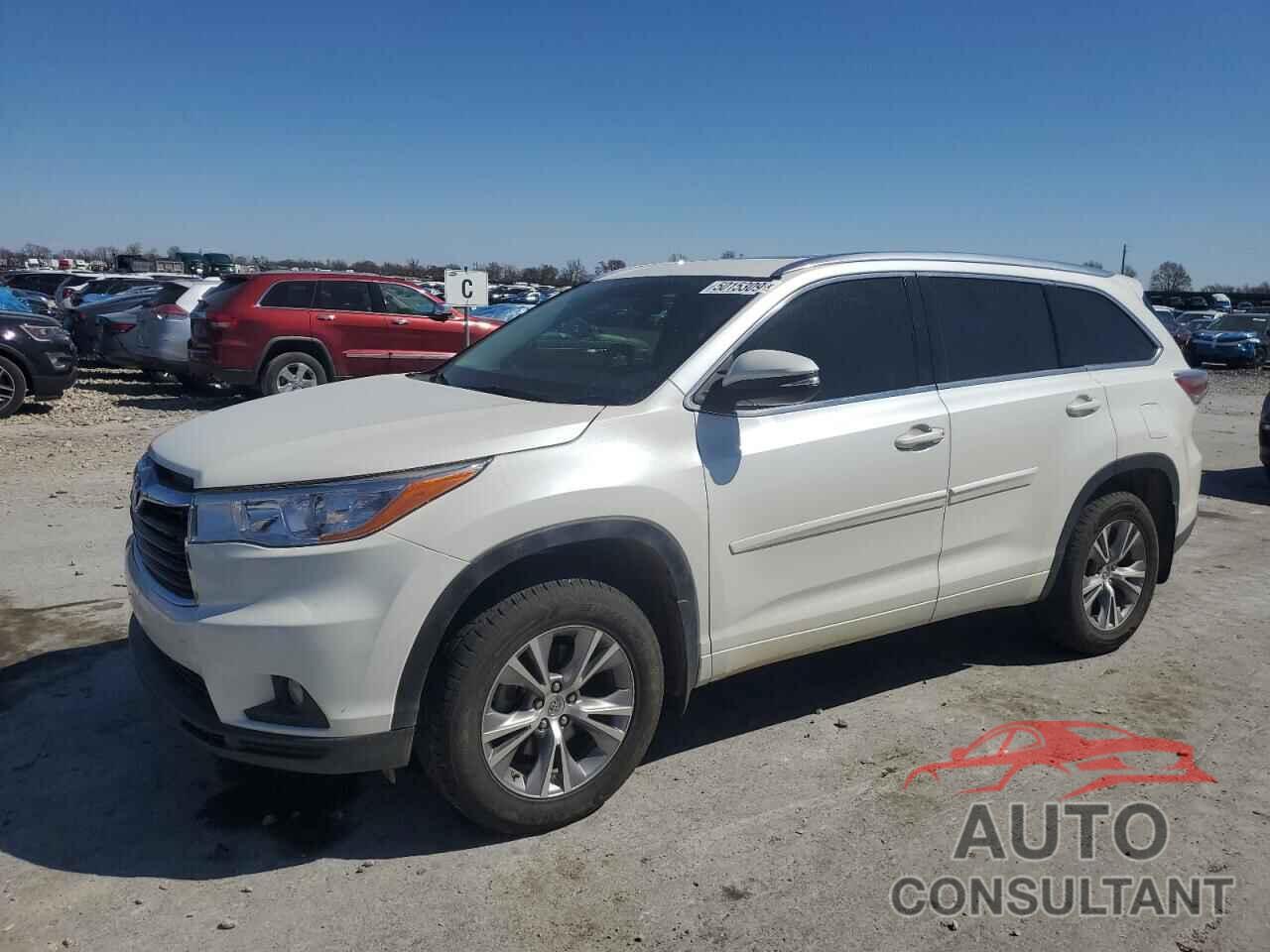 TOYOTA HIGHLANDER 2015 - 5TDDKRFH0GS256708