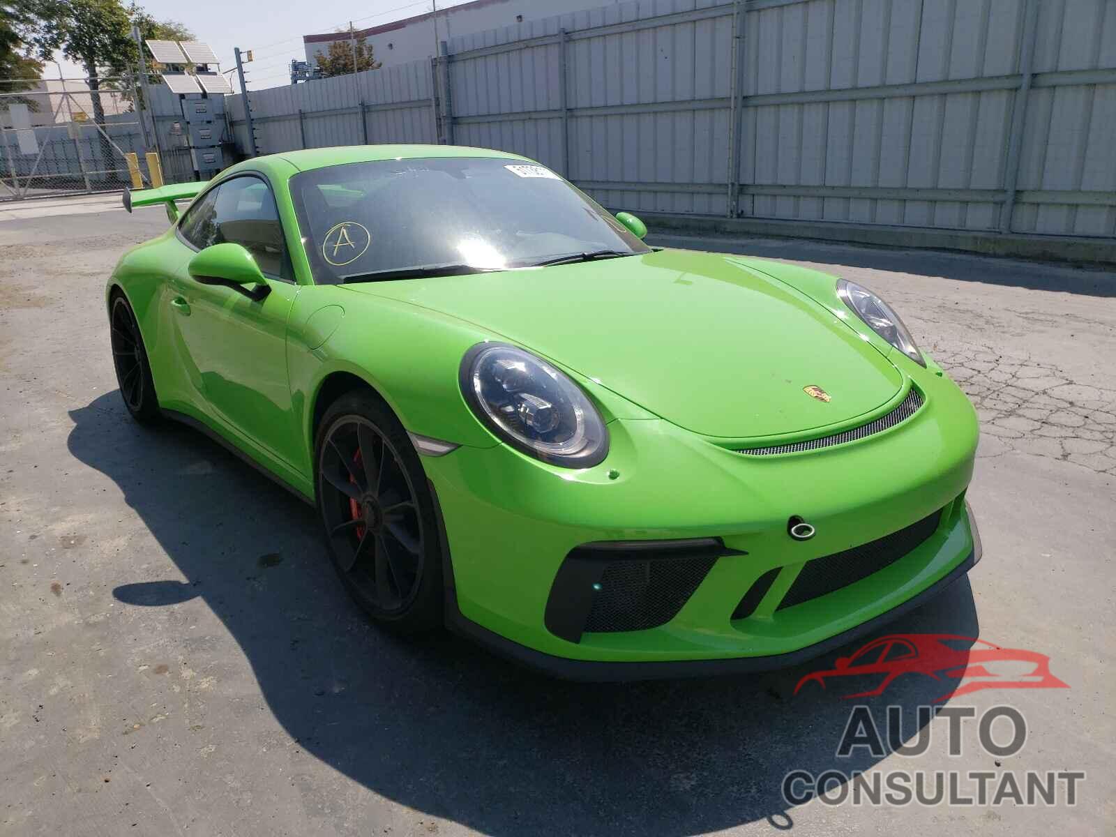 PORSCHE 911 2018 - WP0AC2A90JS175780