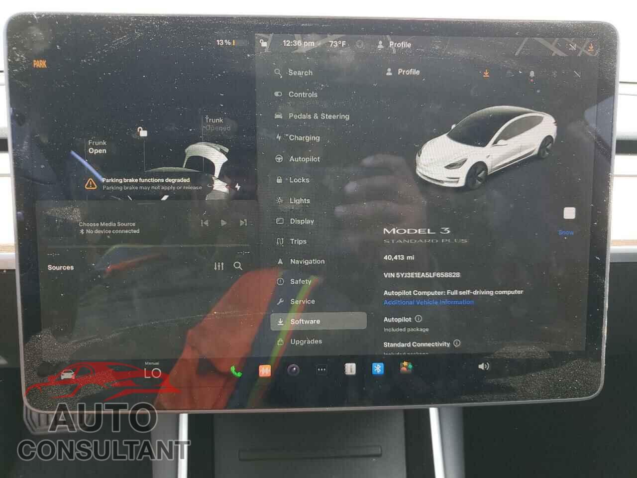 TESLA MODEL 3 2020 - 5YJ3E1EA5LF658828
