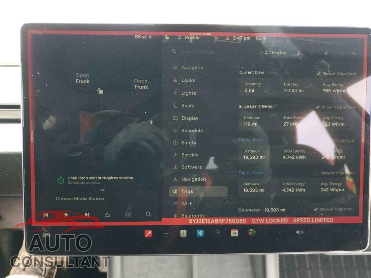 TESLA MODEL 3 2024 - 5YJ3E1EA6RF750085