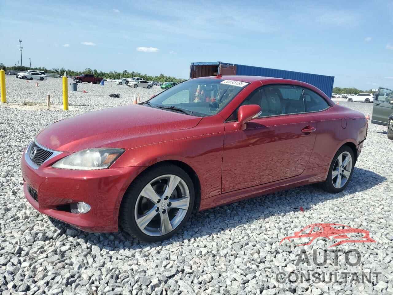 LEXUS IS 2012 - JTHFF2C29C2524305