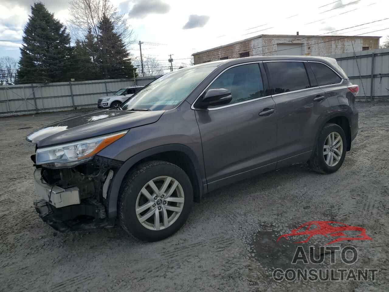 TOYOTA HIGHLANDER 2016 - 5TDBKRFHXGS285513