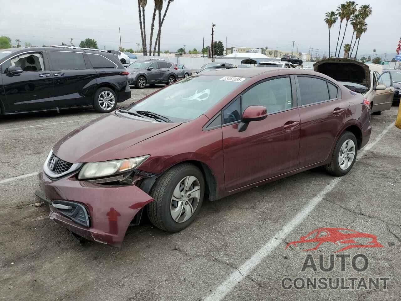 HONDA CIVIC 2013 - 19XFB2F58DE290990