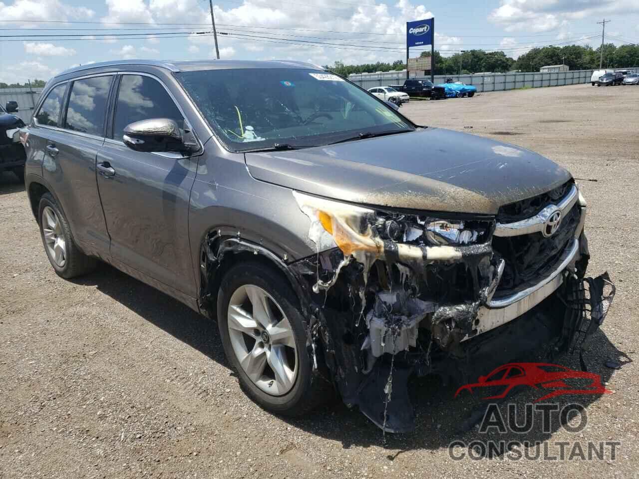 TOYOTA HIGHLANDER 2016 - 5TDYKRFH6GS187119