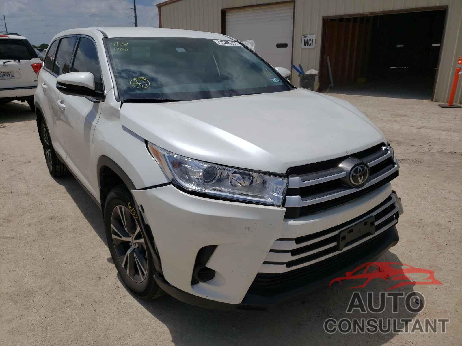 TOYOTA HIGHLANDER 2019 - 5TDZZRFH8KS336624