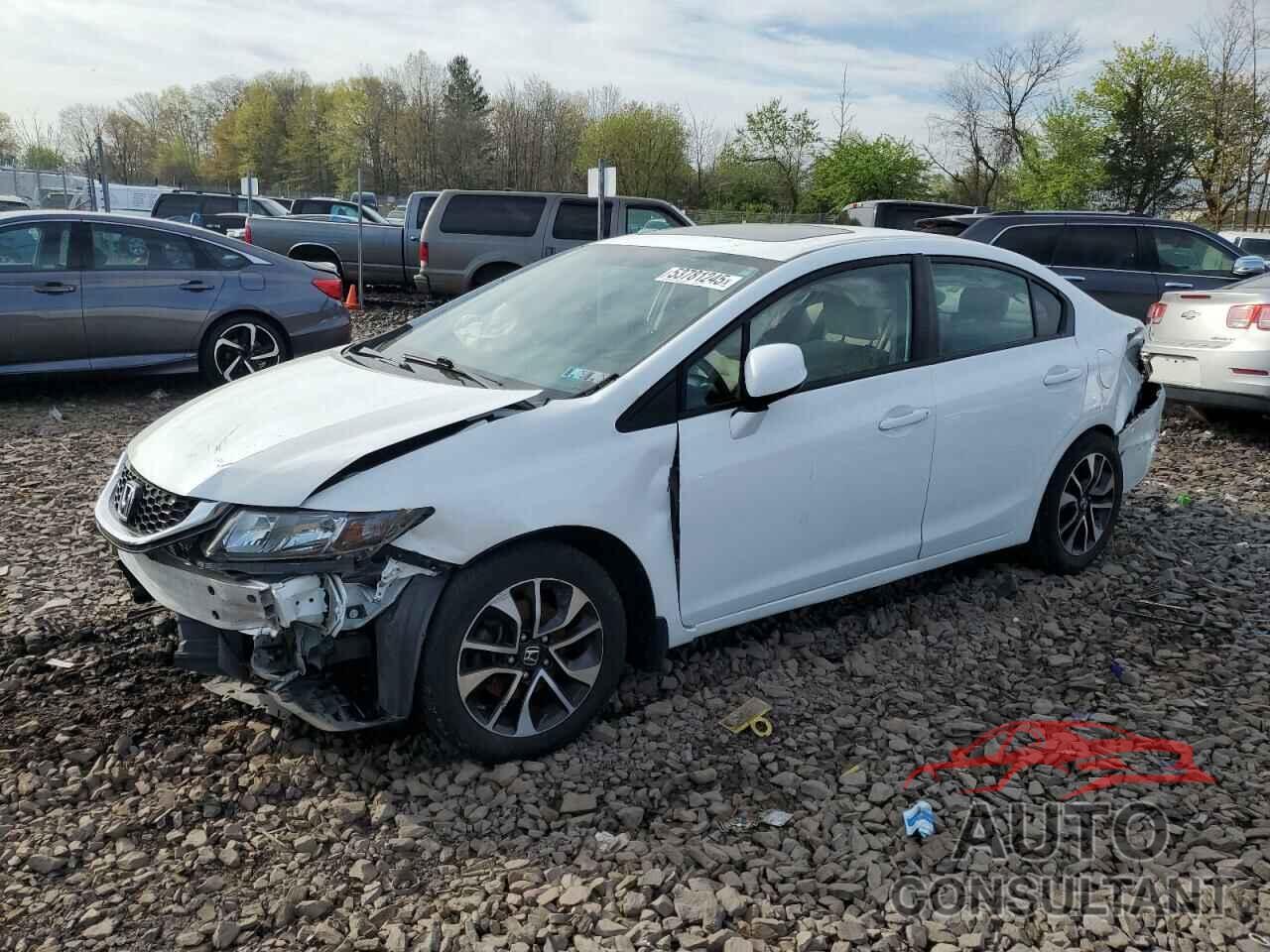 HONDA CIVIC 2013 - 19XFB2F84DE203029