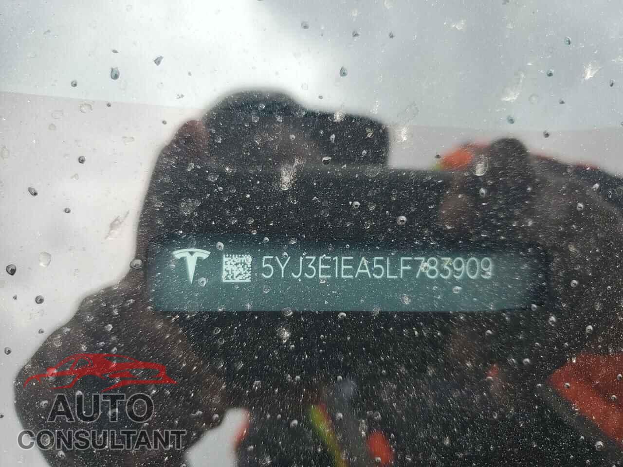TESLA MODEL 3 2020 - 5YJ3E1EA5LF783909