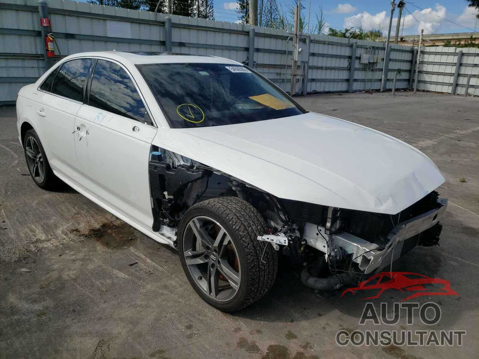 AUDI A4 2017 - WAULNAF46HN028590