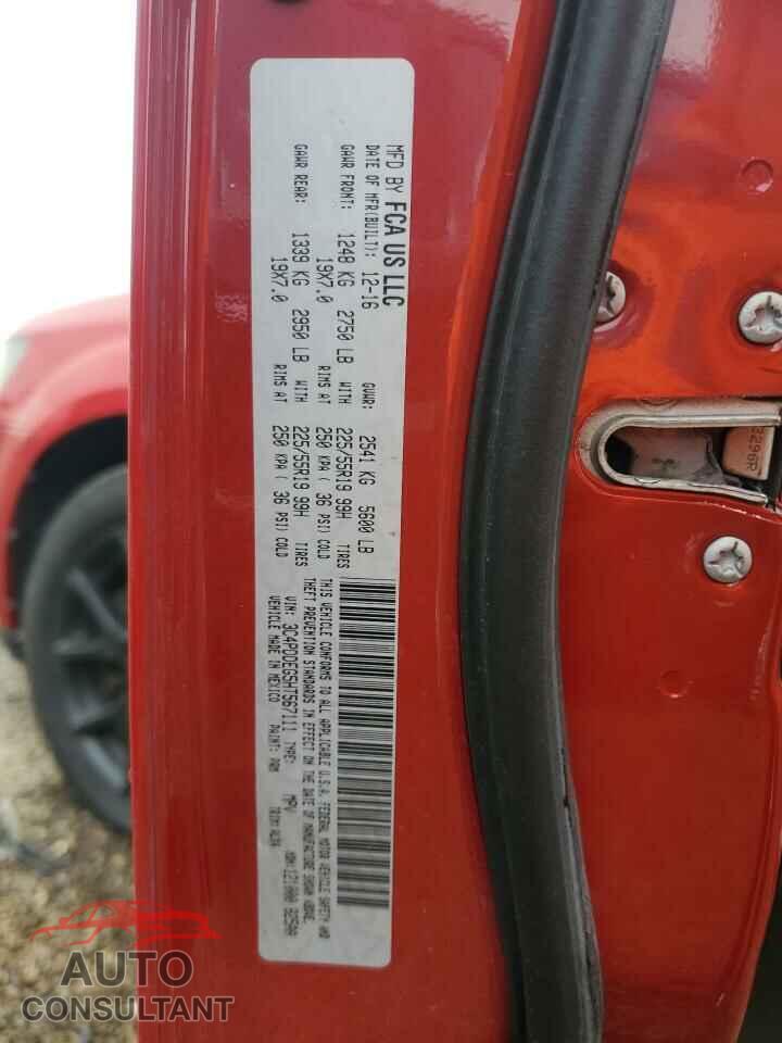 DODGE JOURNEY 2017 - 3C4PDDEG5HT567111