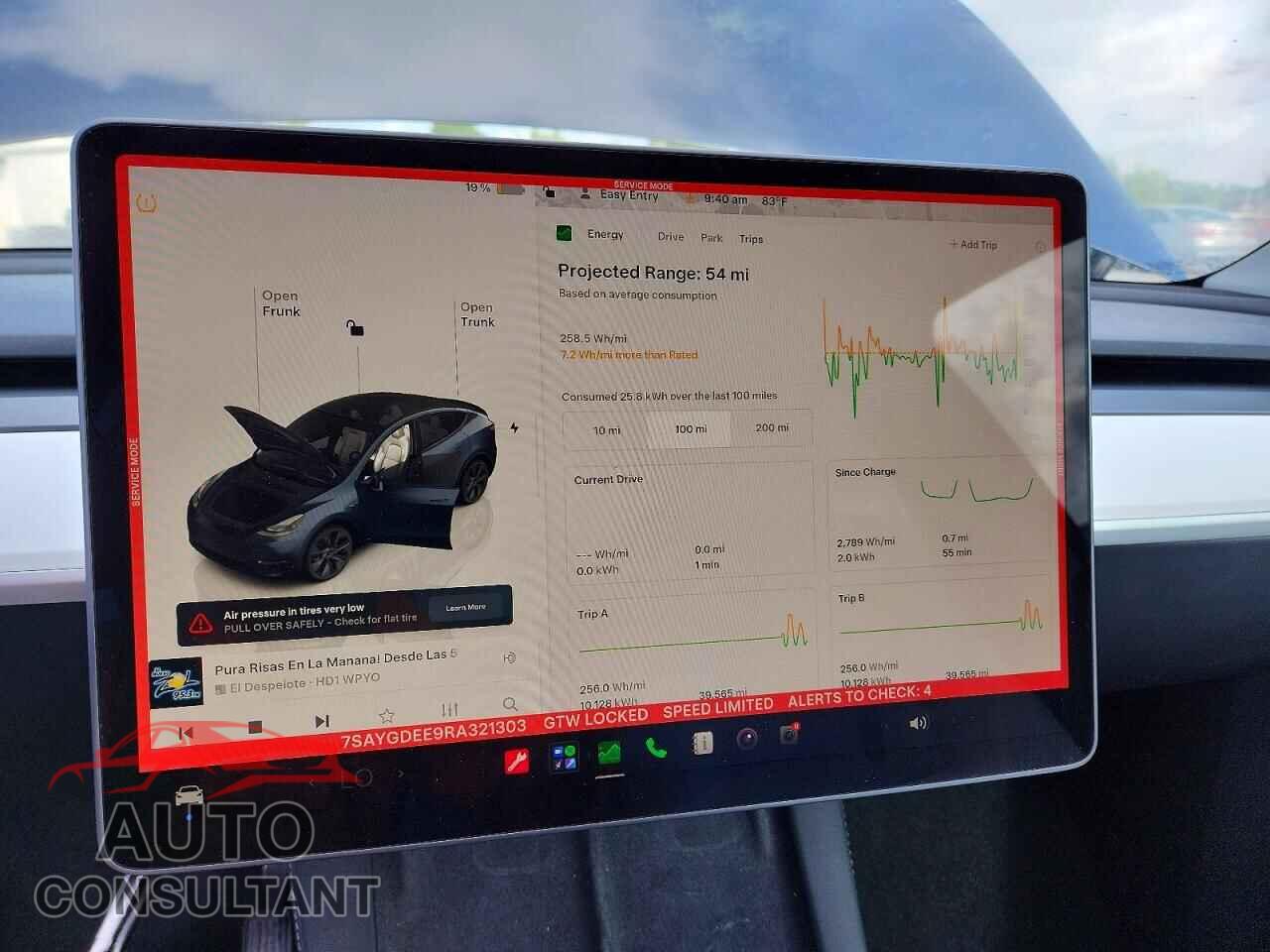 TESLA MODEL Y 2024 - 7SAYGDEE9RA321303